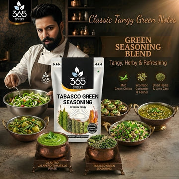 TABASCO GREEN SEASONING | Zesty Jalapeno Spice | Vegan | No MSG | Natural Ingredients | 365 Spicery