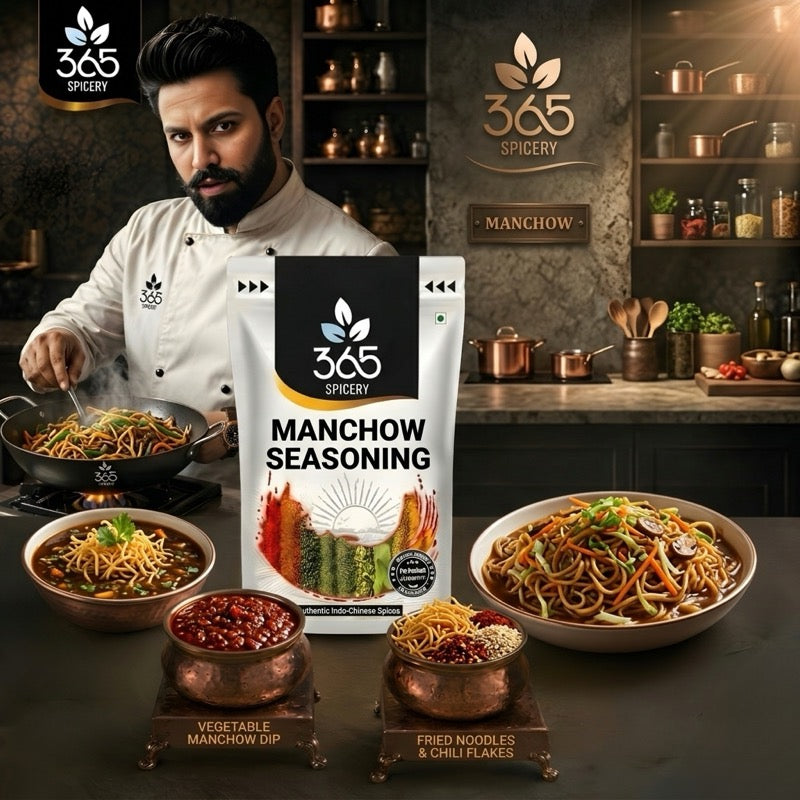 MANCHOW SEASONING | Savory Oriental Soup Spice | Gluten-Free | No Artificial Colours | 365 Spicery
