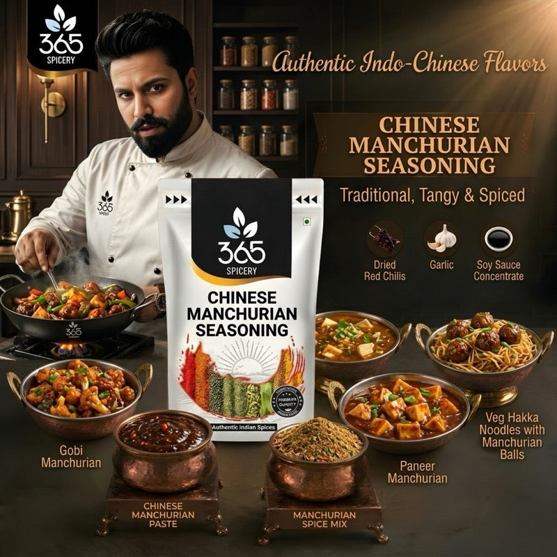 CHINESE MANCHURIAN SEASONING | Authentic Street Food Spice | Vegan | No MSG | Premium | 365 Spicery