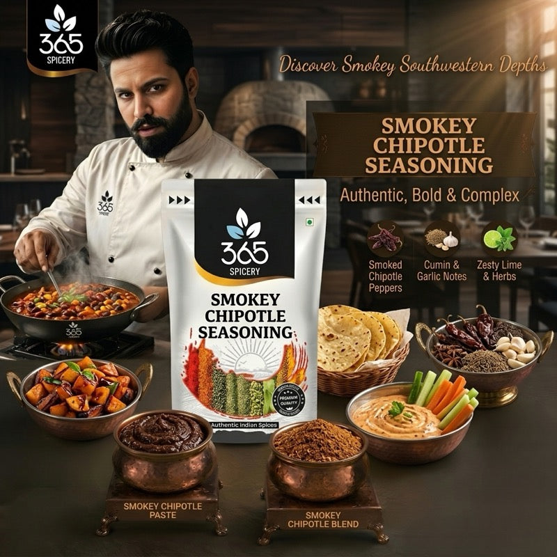 SMOKEY CHIPOTLE SEASONING | Authentic Grill Spice | Gluten-Free | No Artificial Colours | 365 Spicery