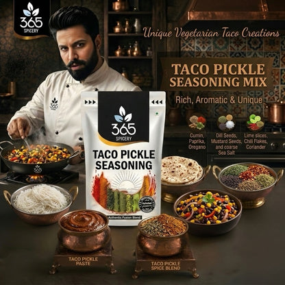 TACO PICKLE SEASONING | Tangy Tex-Mex Flavour | Gluten-Free | No Artificial Flavours | 365 Spicery