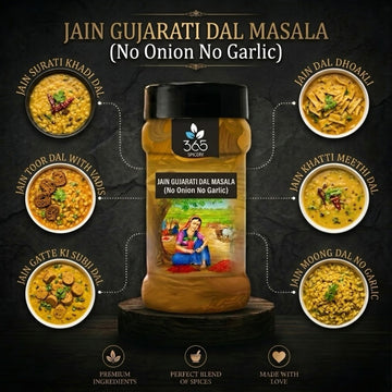 Jain Gujarati Dal Masala | No Onion No Garlic | Jain-Friendly | Gluten-Free | Authentic Recipe | 365 Spicery