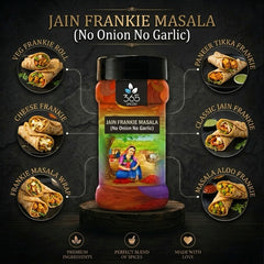 Jain Frankie Masala | No Onion No Garlic | Jain-Friendly | Spicy Roll Filling Seasoning | 365 Spicery