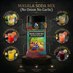 Masala Soda Mix | No Onion No Garlic | Jain-Friendly | Refreshing Fizzy Drink Seasoning | 365 Spicery