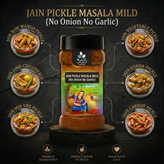 Jain Pickle Masala - Mild | No Onion No Garlic | Jain-Friendly | Natural Ingredients | Authentic | 365 Spicery