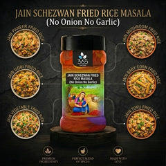 Jain Schezwan Fried Rice Masala | No Onion No Garlic | Jain-Friendly | Spicy Tangy Blend | Vegan | 365 Spicery