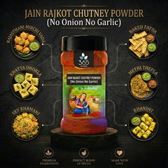 Jain Rajkot Chutney Powder | No Onion No Garlic | Jain-Friendly | Authentic Regional Spice Blend | 365 Spicery