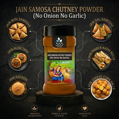 Jain Samosa Chutney Powder | No Onion No Garlic | Jain-Friendly | No Artificial Flavours | Snack Dip | 365 Spicery