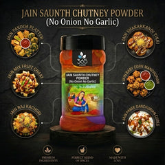 Jain Saunth Chutney Powder | No Onion No Garlic | Jain-Friendly | Sweet & Tangy | Gluten-Free Snack Mix | 365 Spicery
