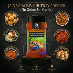 Jain Vada Pav Chutney Powder | No Onion No Garlic | Jain-Friendly | No Artificial Colours | Street Food | 365 Spicery