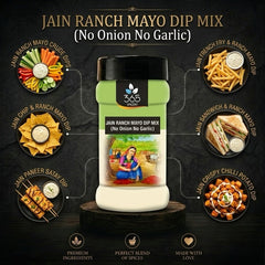 JAIN RANCH MAYO DIP MIX | No Onion No Garlic | Jain-Friendly | Creamy Classic Dressing | 365 Spicery