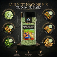 JAIN MINT MAYO DIP MIX | No Onion No Garlic | Natural Ingredients | Creamy Herb Spread | 365 Spicery