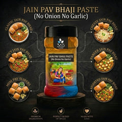 JAIN PAV BHAJI PASTE (No Onion No Garlic) | Classic Street Food Base | Vegan | No Artificial Flavours | 365 Spicery