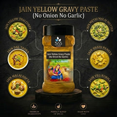 Jain Yellow Gravy Paste (No Onion No Garlic Paste) | Mild Creamy Curry Base | Vegan | No MSG | 365 Spicery
