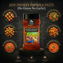 Jain Smokey Paprika Paste (No Onion No Garlic) | Gourmet BBQ Marinade | Vegan | No MSG | 365 Spicery