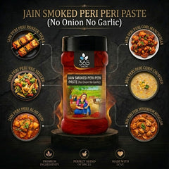 JAIN SMOKED PERI PERI PASTE (No Onion No Garlic) | Spicy Vegan Marinade | No Artificial Colours | 365 Spicery