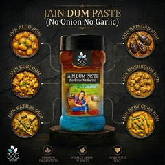 JAIN DUM PASTE (No Onion No Garlic) | Traditional Slow-Cook Base | Vegan | No Artificial Flavours | 365 Spicery