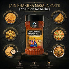 JAIN KHAKHRA MASALA PASTE (No Onion No Garlic) | Savoury Snack Spread | Vegan | Gluten-Free | 365 Spicery