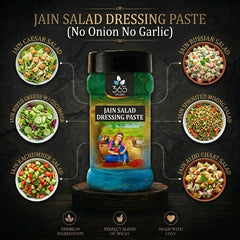 JAIN SALAD DRESSING PASTE (No Onion No Garlic) | Healthy Vegan Condiment | No Artificial Flavours | 365 Spicery