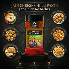 JAIN Cheese Chilli Paste (No Onion No Garlic) | Gourmet Fusion Spread | No Artificial Colours | 365 Spicery