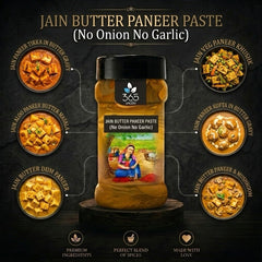 JAIN BUTTER PANEER PASTE (No Onion No Garlic) | Rich Creamy Gravy Base | Natural Ingredients | 365 Spicery
