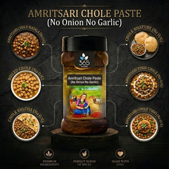 JAIN AMRITSARI CHOLE PASTE (No Onion No Garlic) | Authentic Curry Base | Vegan | No Preservatives | 365 Spicery