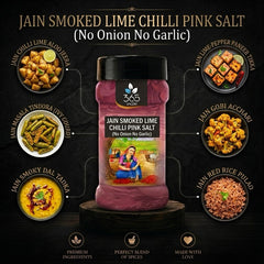 Jain Smoked Lime Chilli Pink Salt | No Onion No Garlic | Jain-Friendly | Vegan | Bold Flavour | 365 Spicery