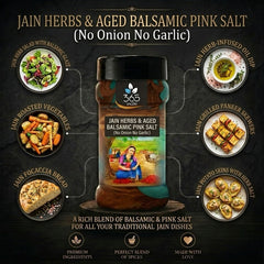 Jain Herbs & Aged Balsamic Pink Salt | No Onion No Garlic | Jain-Friendly | Gourmet Blend | 365 Spicery