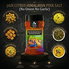 Jain Citrus Himalayan Pink Salt | No Onion No Garlic | Jain-Friendly | Mineral Rich | Zesty | 365 Spicery