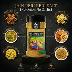 Jain Peri Peri Salt | No Onion No Garlic | Jain-Friendly | No MSG | Perfect for Snacks & Fries | 365 Spicery
