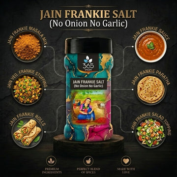 Jain Frankie Salt | No Onion No Garlic | Jain-Friendly | Gluten-Free | Perfect for Street Food | 365 Spicery