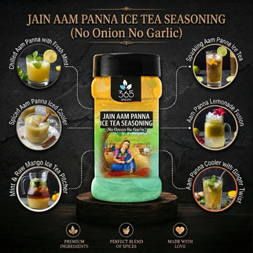 Jain Aam Panna Ice Tea | Refreshing Raw Mango Blend | No Artificial Colours | Vegan | 365 Spicery