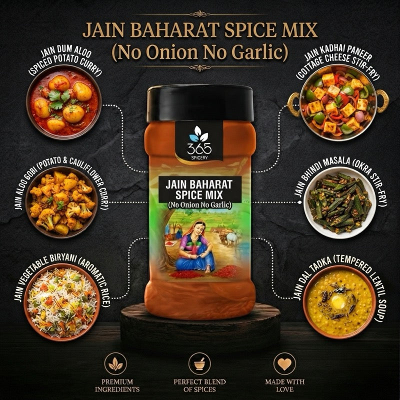 Jain Adobo Seasoning | No Onion No Garlic | Jain-Friendly | Classic Latin Spice | No MSG | 365 Spicery