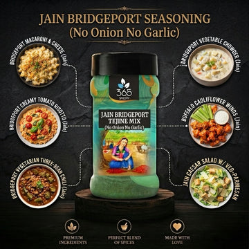 Jain Bridgeport Seasoning | No Onion No Garlic | Jain-Friendly | Gourmet Grill Blend | Natural | 365 Spicery