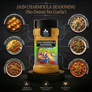 Jain Charmoula Seasoning | No Onion No Garlic | Jain-Friendly | North African Herb Mix | 365 Spicery