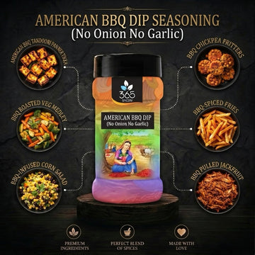 Jain American Bbq Dip | No Onion No Garlic | Jain-Friendly | Premium Quality | Smoky Grill | 365 Spicery