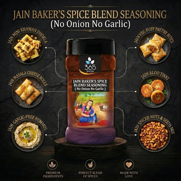 Jain Baker's Spice Blend | Perfect for Breads & Bakes | No Onion No Garlic | Jain-Friendly | 365 Spicery