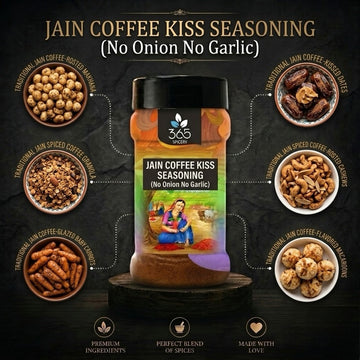 Coffee Kiss Seasoning | Unique Dessert & Snack Spice | No Onion No Garlic | Jain-Friendly | 365 Spicery
