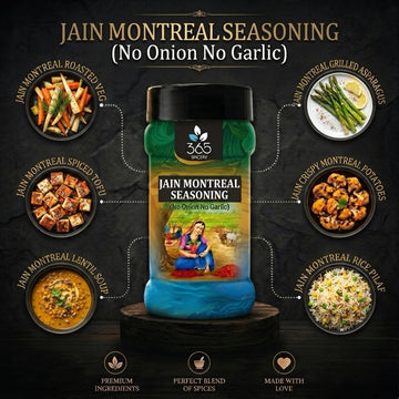 Jain Montreal Seasoning | No Onion No Garlic | Jain-Friendly | Natural Ingredients | For Grills & Fries | 365 Spicery