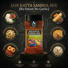 Jain Katta Sambol Mix | No Onion No Garlic | Jain-Friendly | No MSG | Spicy Traditional Condiment | 365 Spicery