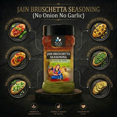 JAIN BRUSCHETTA SEASONING | No Onion No Garlic | Jain-Friendly | Premium Quality | Classic Italian Mix | 365 Spicery
