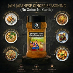 JAIN JAPANESE GINGER SEASONING | No Onion No Garlic | Jain-Friendly | Natural Ingredients | Zesty Kick | 365 Spicery
