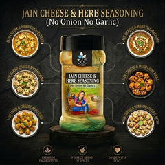 Jain Cheese & Herb Seasoning | No Onion No Garlic | Jain-Friendly | Gluten-Free | Best for Popcorn | 365 Spicery