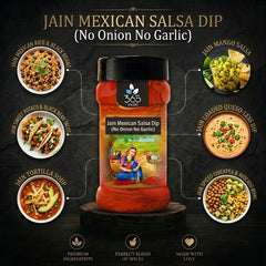 Jain Mexican Salsa Dip | No Onion No Garlic | Jain-Friendly | Natural Ingredients | Tangy & Zesty Dip | 365 Spicery