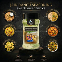 Jain Ranch Seasoning | No Onion No Garlic | Jain-Friendly | No Artificial Colours | Creamy Herb Blend | 365 Spicery