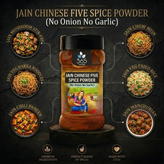 Jain Chinese Five Spice Powder | No Onion No Garlic | Jain-Friendly | No MSG | Authentic Asian Taste | 365 Spicery