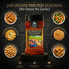 Jain Smoked Peri-peri Seasoning | No Onion No Garlic | Jain-Friendly | Gluten-Free | Bold Smoky Heat | 365 Spicery