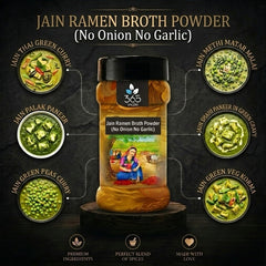 Jain Ramen Broth Powder | No Onion No Garlic | Jain-Friendly | Vegan | Authentic Umami Flavor | 365 Spicery