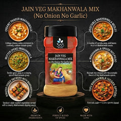 Jain Veg Makhanwala Mix | No Onion No Garlic | Jain-Friendly | Rich Creamy Curry Blend | Vegan | 365 Spicery