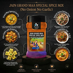 Jain Grand Maa Special Spice Mix | No Onion No Garlic | Jain-Friendly | Authentic Indian Taste | 365 Spicery